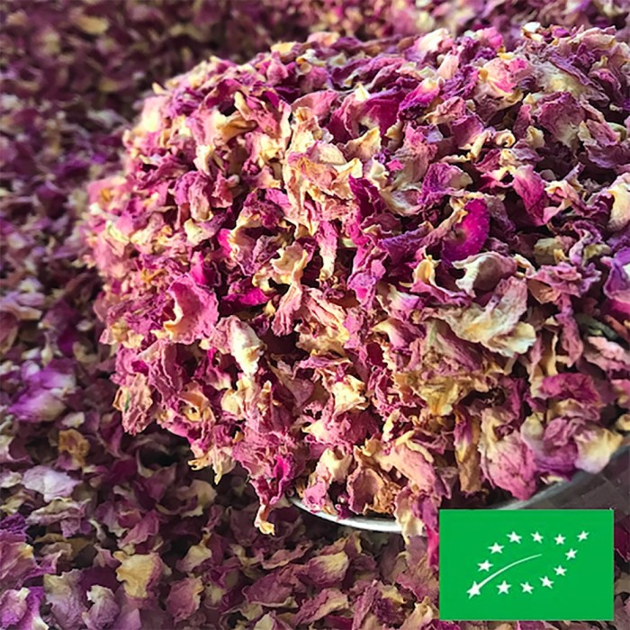 PÉTALES DE ROSE DAMASCENA CERTIFIÉ BIO PÉTALES DE ROSE DAMASCENA CERTIFIÉ BIO
