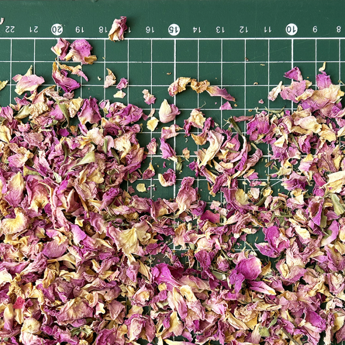 PÉTALES DE ROSE DAMASCENA CERTIFIÉ BIO