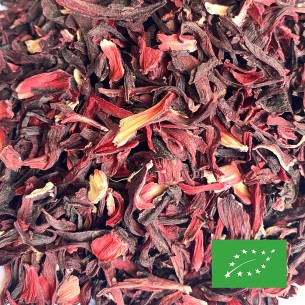 FLEURS D'HIBISCUS CERTIFIÉ BIO