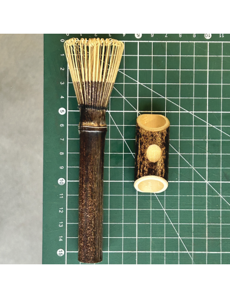 FOUET À MATCHA FIN BAMBOU NOIR
