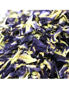PETALES  DE FLEURS DE BUTTERFLY PEA "ORGANIC THAILAND"