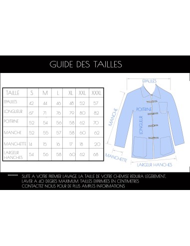 Chemise Bleu de Chine Coton léger Chemise Bleu de Chine Coton léger
