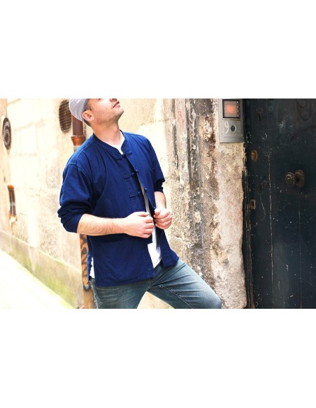 Blue Indigo Shirt Light Cotton