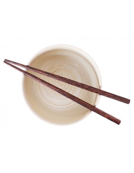Bol à nouilles et baguettes - Ivoire