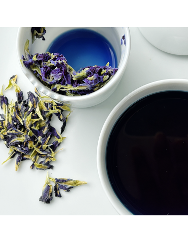 PETALES  DE FLEURS DE BUTTERFLY PEA "ORGANIC THAILAND"