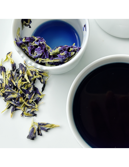 PETALES  DE FLEURS DE BUTTERFLY PEA "ORGANIC THAILAND"
