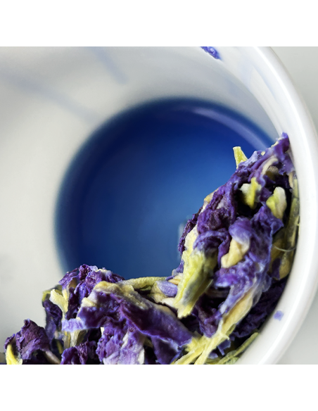 PETALES  DE FLEURS DE BUTTERFLY PEA "ORGANIC THAILAND"