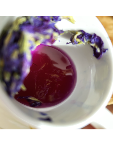 PETALES  DE FLEURS DE BUTTERFLY PEA "ORGANIC THAILAND"