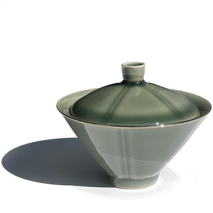 GAIWAN PORCELAINE VERTE 15CL