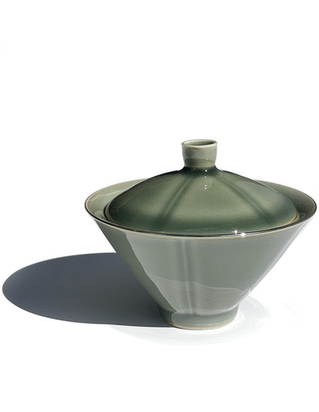 GAIWAN PORCELAINE VERTE 15CL