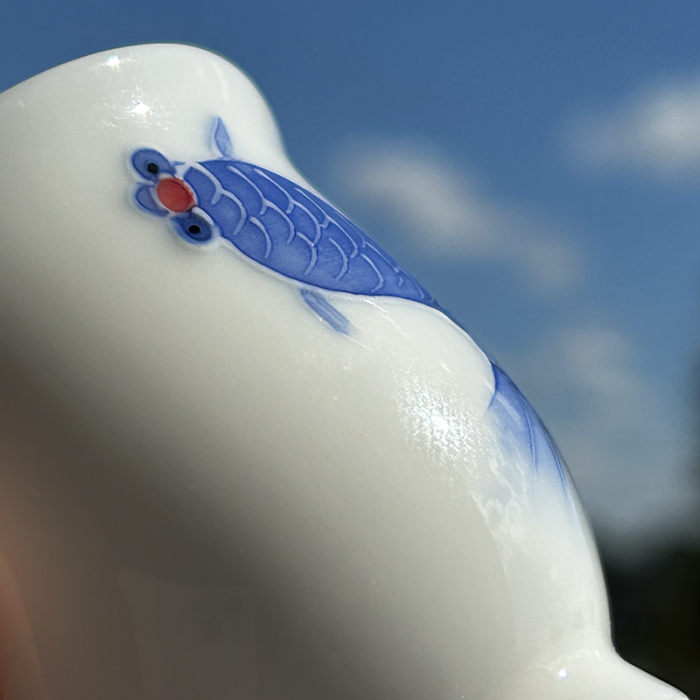 PORCELAIN CUP "FISH" 5CL