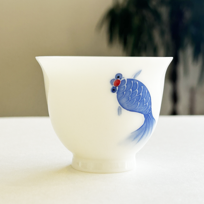 TASSE PORCELAINE "FISH" 5CL