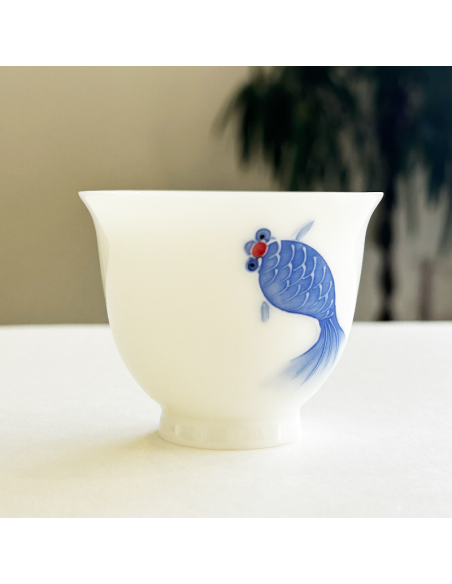 TASSE PORCELAINE "FISH" 5CL