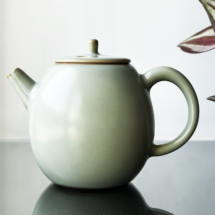 GLAZED CLAY TEAPOT 190ML