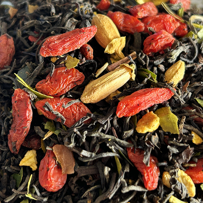 THÉ NOIR GOJI - MANDARINE CERTIFIÉ BIO
