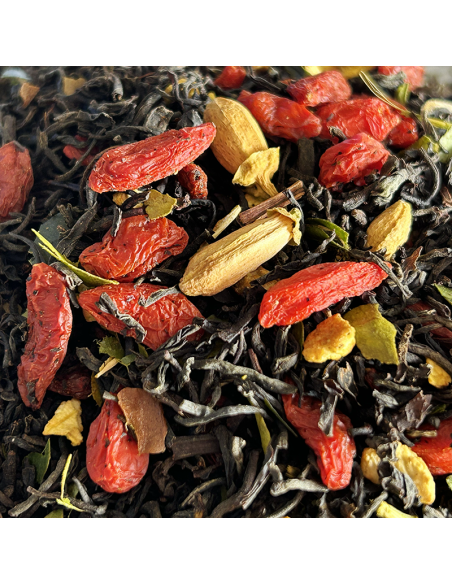 THÉ NOIR GOJI - MANDARINE CERTIFIÉ BIO